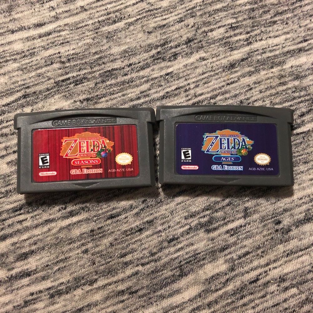 Legend of Zelda bundle Oracle of ages and seasons